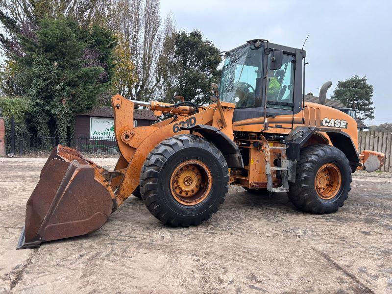 CASE 621D 4WD LOADING SHOVEL C/W BUCKET *VIDEO*