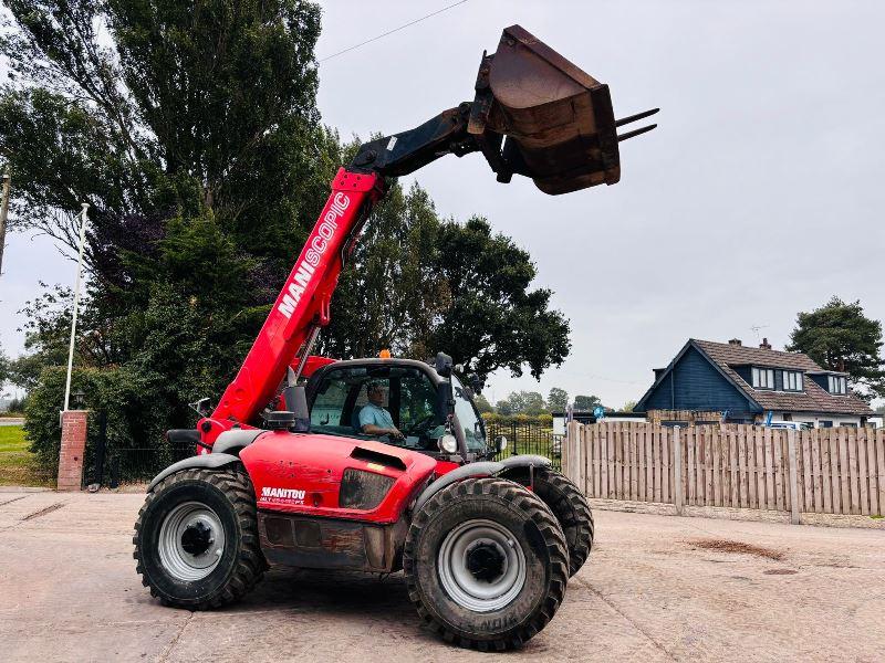 MANITOU 634-120 4WD TELEHANDLER *YEAR 2014, AG-SPEC* C/W PICK UP HITCH *VIDEO*