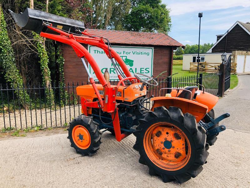 KUBOTA L1500DT 4WD COMPACT TRACTOR C/W FRONT LOADER AND BUCKET