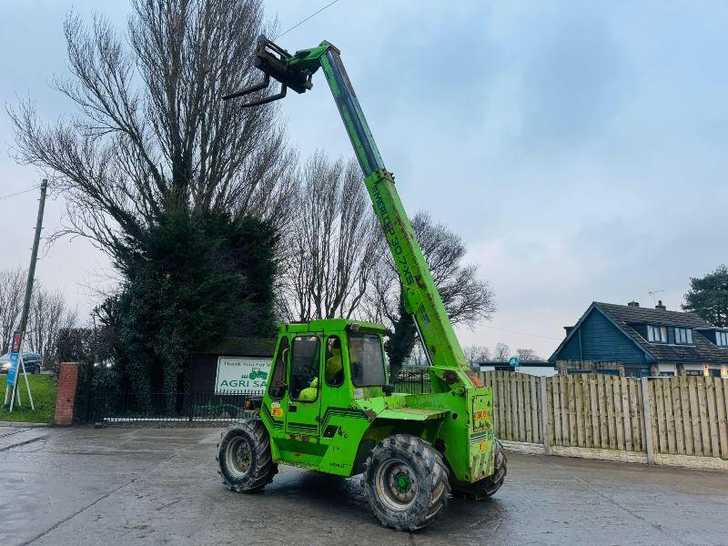 MERLO P30.7 SX 4WD TELEHANDLER *6446 HOURS* C/W PALLET TINES*PERKINS ENGINE*