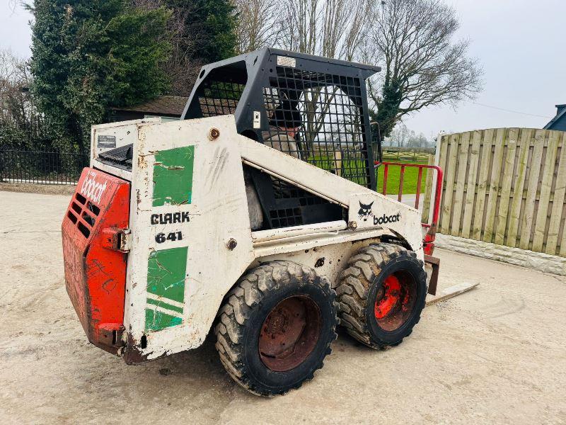 BOBCAT 641 SKIDSTEER *C/W TINES*VIDEO*