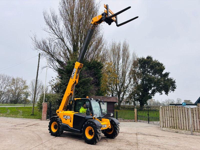 JCB 525-60 4WD TELEHANDLER *YEAR 2017, 3416 HOURS* C/W PALLET TINES *VIDEO*