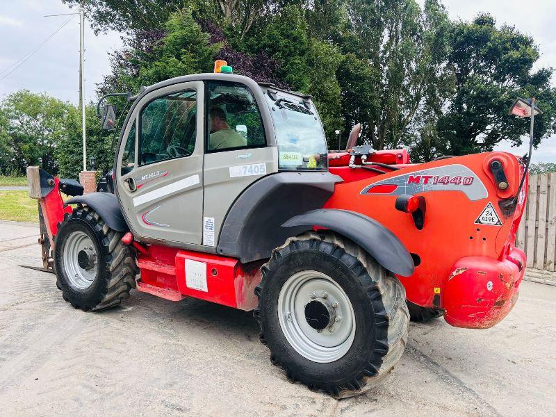 MANITOU MT1440 4WD TELEHANDLER *YEAR 2013, 14 METER REACH *VIDEO*