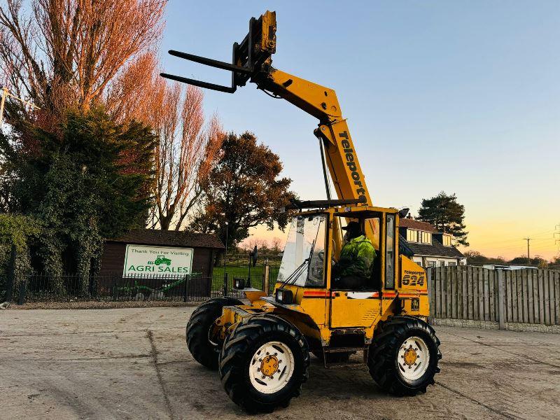 SANDERSON 624 TURBO TELEHANDLER *AG-SPEC* C/W PICK UP HITCH *VIDEO*