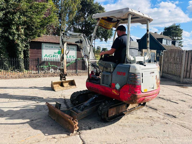 TAKEUCHI TB219 TRACKED EXCAVATOR *YEAR 2016, 4245 HOURS* C/W QUICK HITCH *VIDEO*