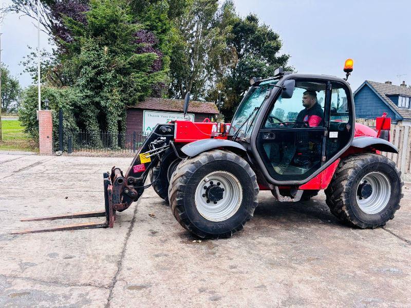 MANITOU MLT627T 4WD TELEHANDLER *AG-SPEC* C/W PICK UP HITCH *VIDEO*