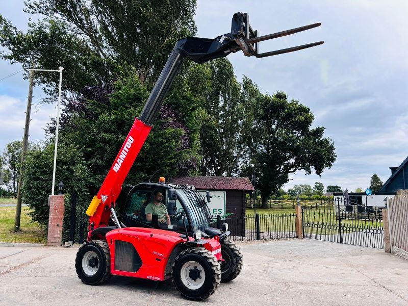 MANITOU MT420 4WD TELEHANDLER *YEAR 2018, 1899 HOURS* C/W PALLET TINES *VIDEO*