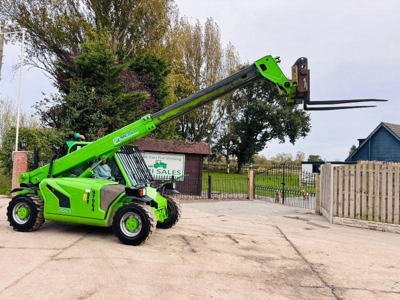 MERLO P25.6 TURBO TELEHANDLER *YEAR 2017, ONLY 2249 HOURS* C/W PALLET TINES *VIDEO*