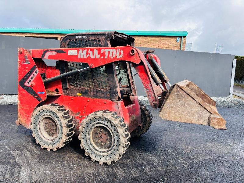 MANITOU 1650R SKIDSTEER YEAR 2020 *C/W BUCKET*