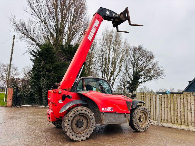 MANITOU MT 835 *C/W PALLET TINES *YEAR 2013*6650 HOURS*SOLID TYRES