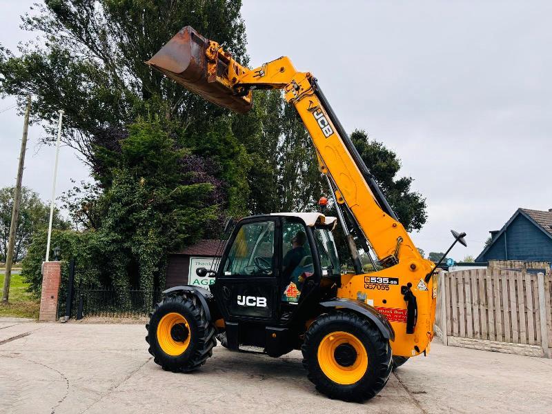 JCB 535-95 4WD TELEHANDLER *YEAR 2013* C/W BUCKET *VIDEO*