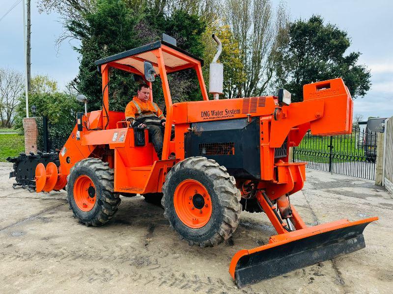 DITCH WITCH 7610DD 4WD TRENCHER C/W FRONT WEIGHTS & BLADE 