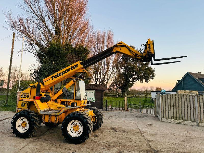 SANDERSON 624 TURBO TELEHANDLER *AG-SPEC* C/W PICK UP HITCH *VIDEO*