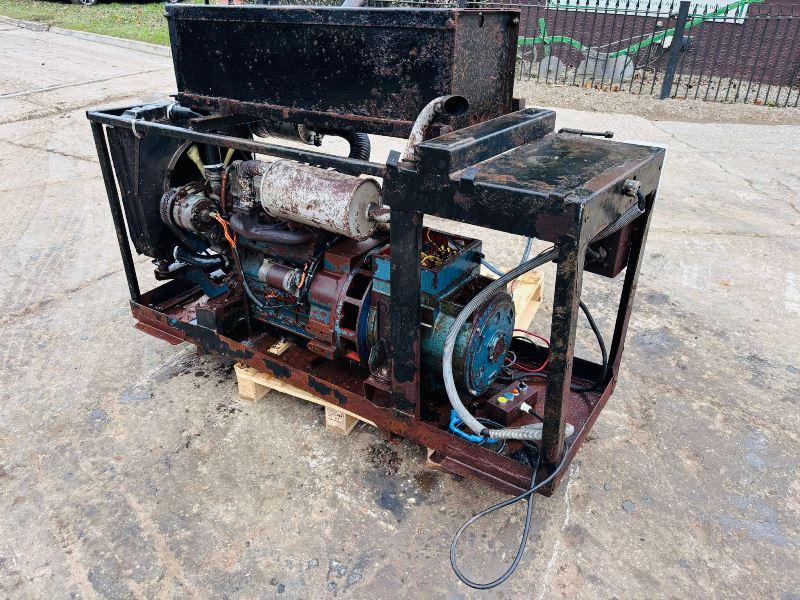 GENERATOR C/W KUBOTA 4 CYLINDER ENGINE 