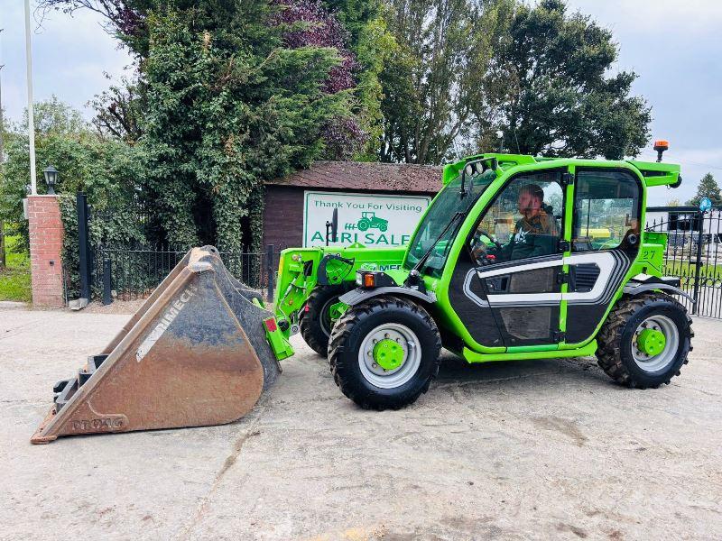 MERLO P27.6 TURBO TELEHANDLER *YEAR 2021* C/W PALLET TINES & BUCKET *VIDEO* 