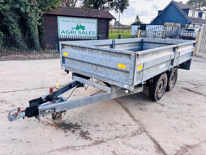 INDESPENSION CHALLENGER TWIN AXLE DROP SIDE TRAILER *VIDEO*