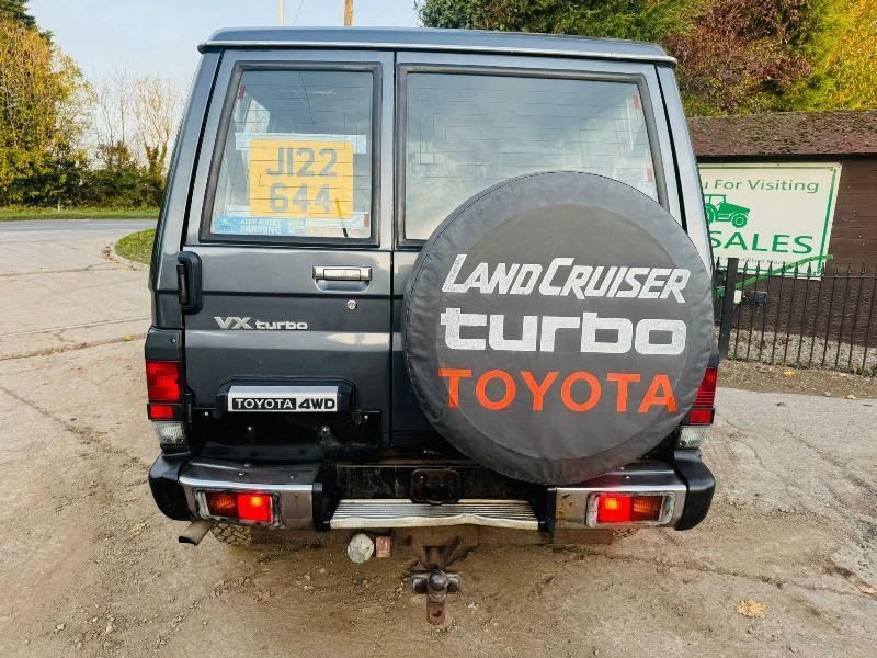 TOYOTA LAND CRUISER VW TURBO SWB 4WD  *YEAR 1992, ONE OWNER FROM NEW*