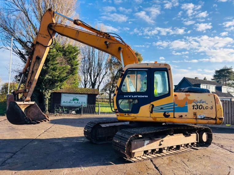 HYUNDAI ROBEX 130LC-3 TRACKED EXCAVATOR C/W BUCKET 