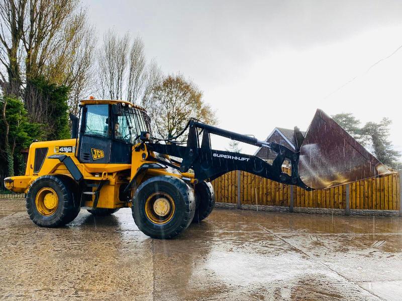 JCB 436 4WD LOADING SHOVEL *YEAR 2006 SUPER HI-LIFT* C/W REVERSE CAMERA