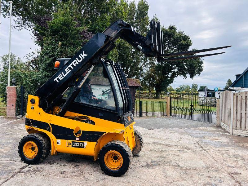 JCB TLT30D 4WD TELETRUCK *5657 HOURS* C/W PALLET TINES *VIDEO*