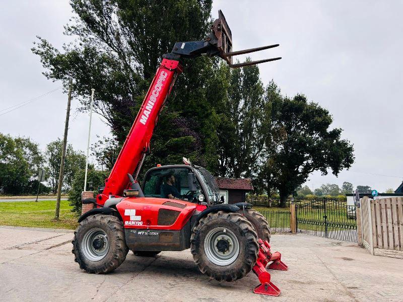 MANITOU MT1030 4WD TELEHANDLER *YEAR 2014, 4554 HOURS* C/W PALLET TINES *VIDEO*