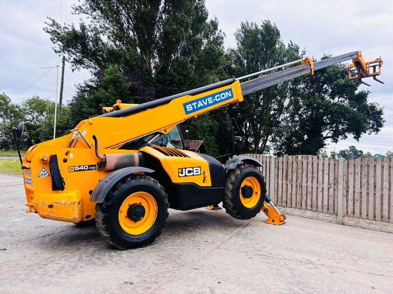 JCB 540-140 4WD TELEHANDLER *YEAR 2018, 14 METER REACH* C/W TINES *VIDEO*