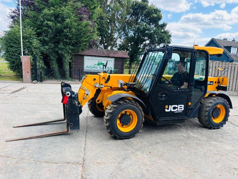 JCB 525-60 4WD TELEHANDLER *YEAR 2018, ONLY 3890 HOURS* C/W PALLET TINES *VIDEO*