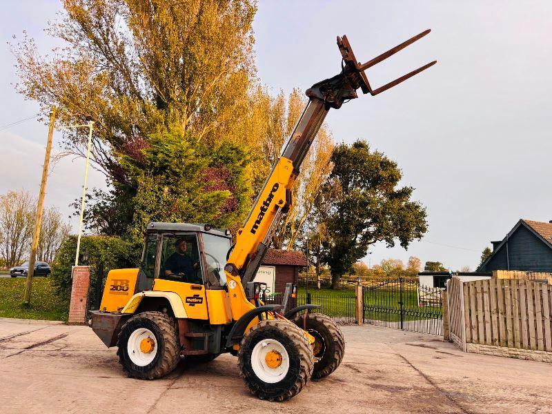 MATBRO TR200 4WD TELEHANDLER C/W PIN AND CONE HEAD STOCK & PALLET TINES 