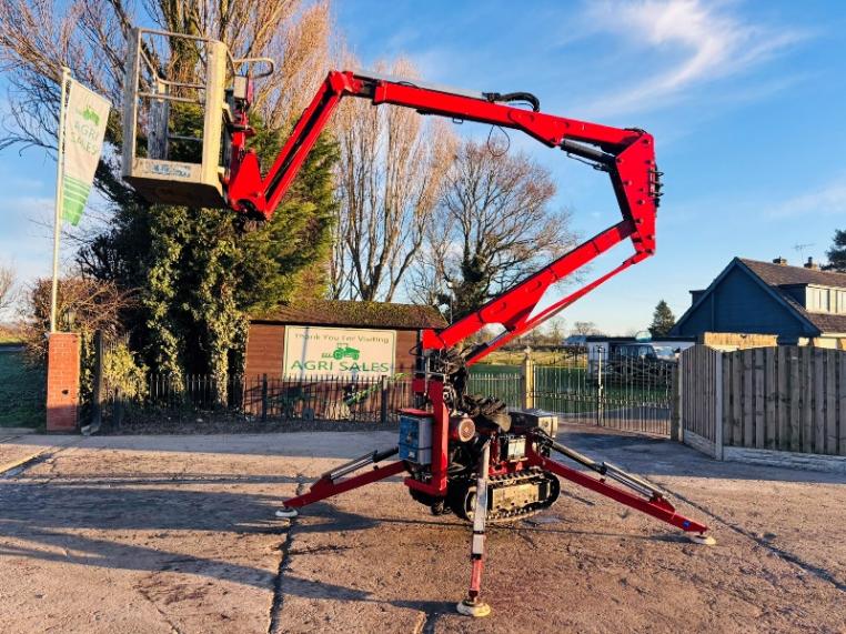 PLATFORM RQG12AD TRACKED MAN LIFT C/W RUBBER TRACKS 