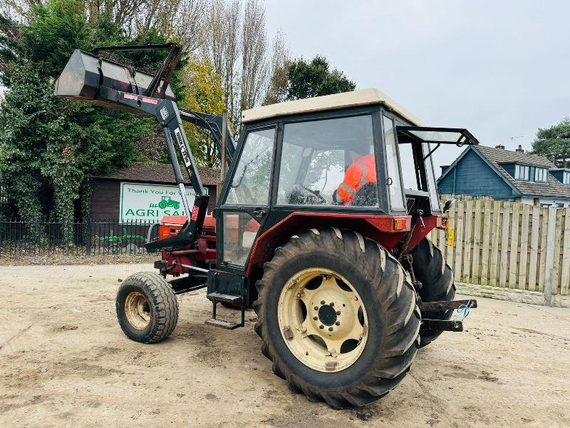 ZETOR 7011 TRACTOR C/W LOADER, MUCK FORK, PALLET TINES & BUCKET 