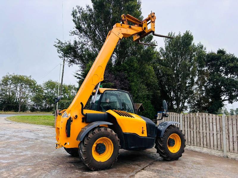 JCB 531-70 4WD TELEHANDLER * YEAR 2018, 3604 HOURS* C/W PALLET TINES *VIDEO*