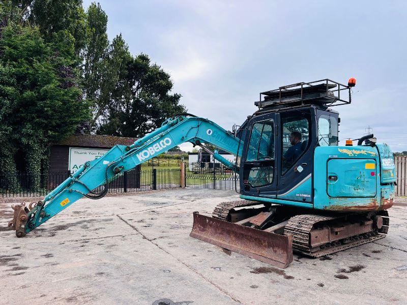 KOBELCO SK85MSR TRACKED EXCAVATOR *YEAR 2015, 4096 HOURS* C/W QUICK HITCH *VIDEO*