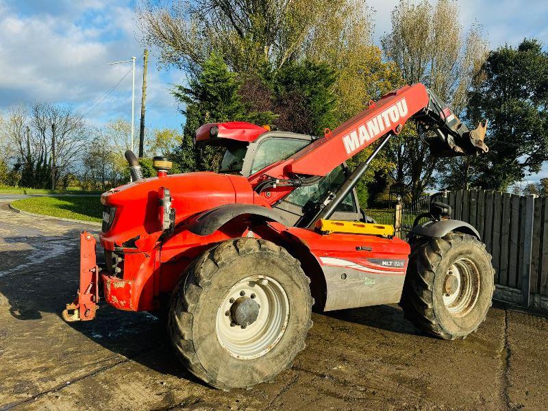 MANITOU MLT629 4WD TELEHANDLER *AG-SPEC, YEAR 2013* C/W PICK UP HITCH *VIDEO*