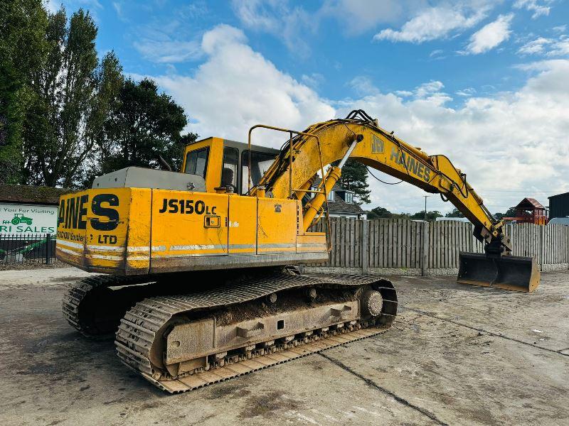 JCB JS150 TRACKED EXCAVATOR *5953 HOURS* C/W QUICK HITCH & BUCKET *VIDEO*