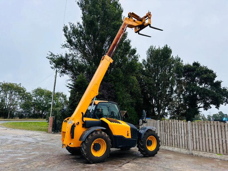 JCB 531-70 4WD TELEHANDLER * YEAR 2018, 3604 HOURS* C/W PALLET TINES *VIDEO*