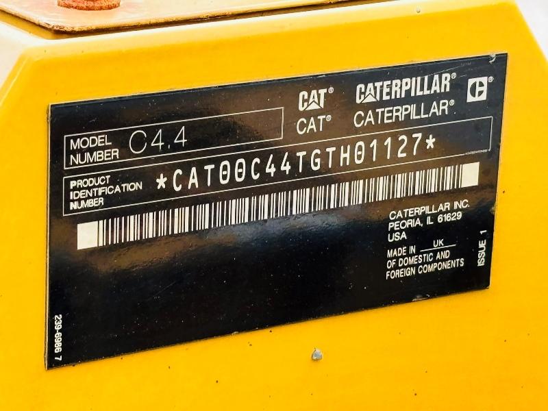 CATERPILLAR C4.1 110KVA GENERATOR *YEAR 2017*