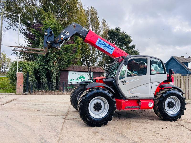 MANITOU MLT835 4WD TELEHANDLER *YEAR 2016* C/W PALLET TINES *VIDEO*