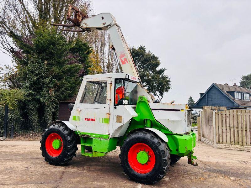 CLAAS 4WD TELEHANDLER *AG SPEC* C/W PICK UP HITCH 