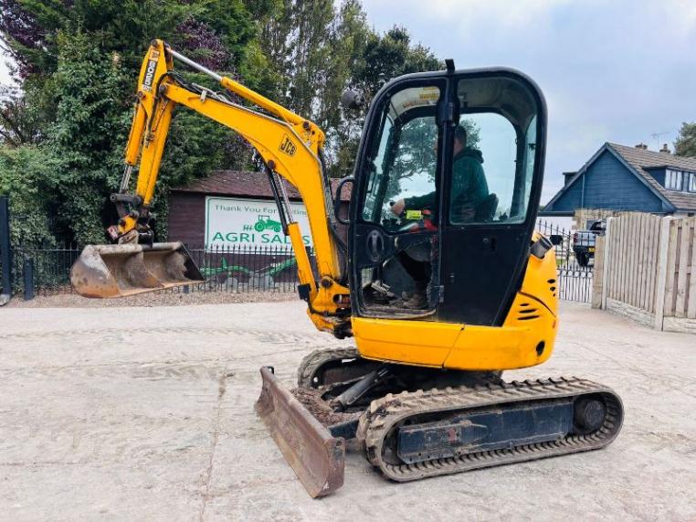 JCB 8025 TRACKED EXCAVATOR *ZERO SWING* C/W QUICK HITCH *VIDEO*