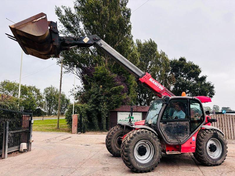 MANITOU 634-120 4WD TELEHANDLER *YEAR 2014, AG-SPEC* C/W PICK UP HITCH *VIDEO*