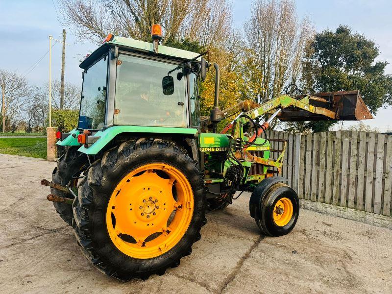 JOHN DEERE 2250 TRACTOR C/W FRONT LOADER & BUCKET *VIDEO*