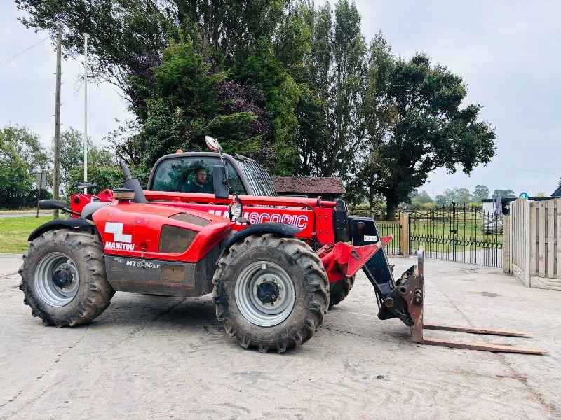 MANITOU MT1030 4WD TELEHANDLER *YEAR 2014, 4554 HOURS* C/W PALLET TINES *VIDEO*