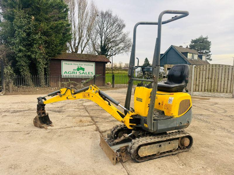 WACKER NEUSON 803 EXCAVATOR *YEAR 2017, 596 HOURS* C/W EXPANDING TRACKS