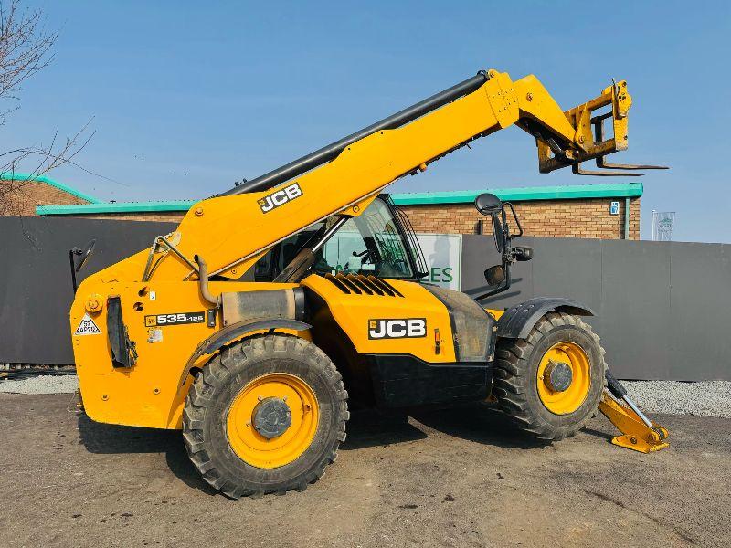 JCB 535-125 HIGH VIS TELEHANDLER *YEAR 2017*C/W PALLET TINES*VIDEO*