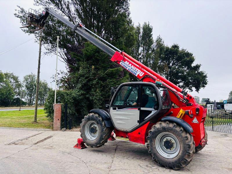 MANITOU MT1030 4WD TELEHANDLER *YEAR 2014, 4554 HOURS* C/W PALLET TINES *VIDEO*