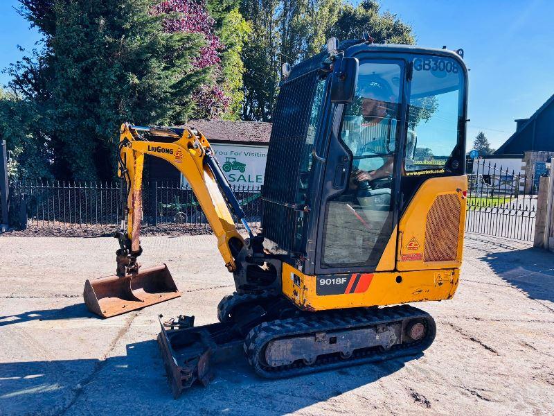 LIUGONG 9018FZTS EXCAVATOR *YEAR 2021, ONLY 992 HOURS* C/W QUICK HITCH *VIDEO*