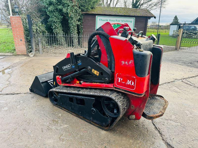 TORO DINGO TX-1000 WIDE TRACKED LOADER *YEAR 2020, ONLY 128 HOURS* C/W BUCKET  