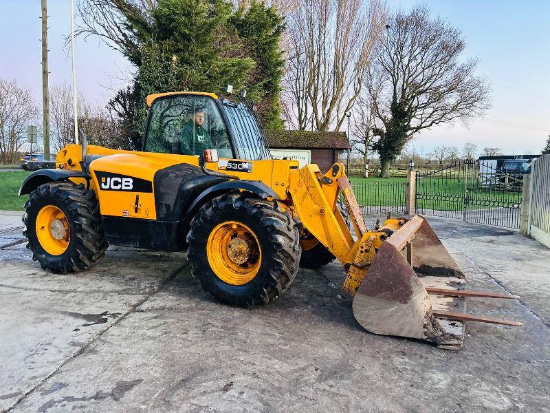 JCB 530-70 4WD TELEHANDLER C/W BUCKET & PALLET TINES *VIDEO*