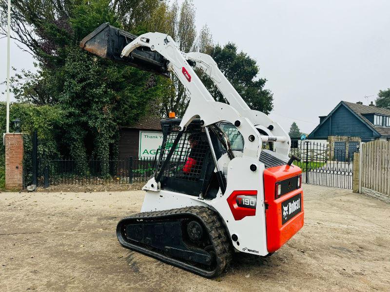 BOBCAT T190 TRACKED SKIDSTEER C/W BUCKET *VIDEO*