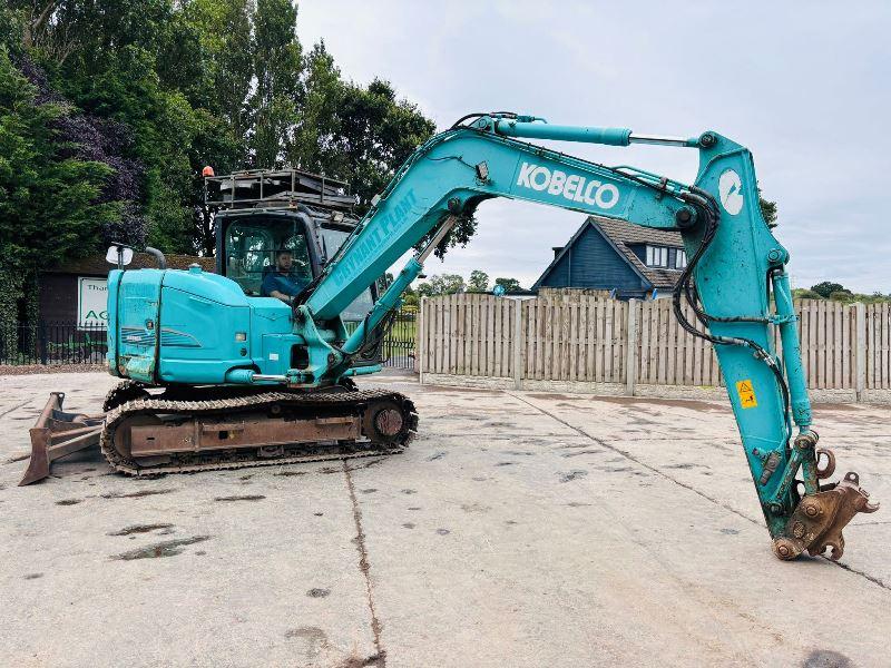 KOBELCO SK85MSR TRACKED EXCAVATOR *YEAR 2015, 4096 HOURS* C/W QUICK HITCH *VIDEO*